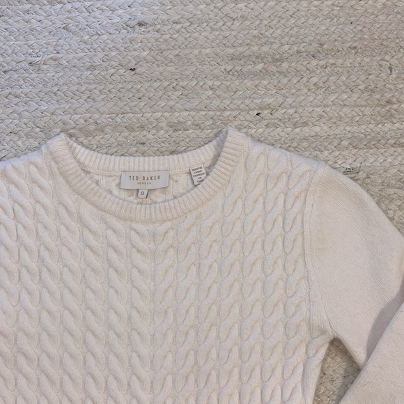 T E D  B A K E R  cable knit tulip sweater - Picture 2 of 3
